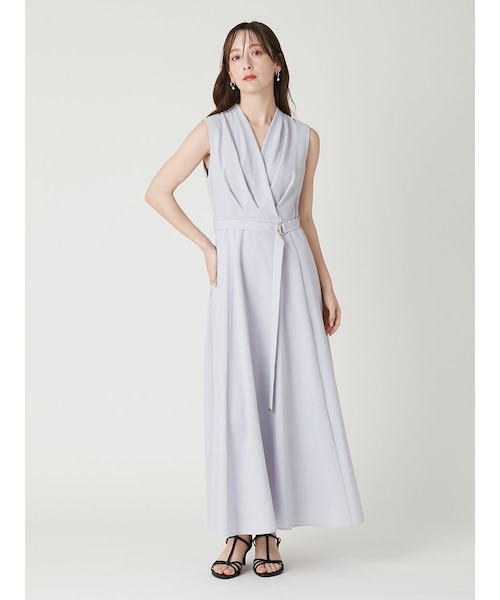 カシュクールベルトタックワンピース｜フレイアイディーの通販｜&mall