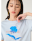 コンパクトフラワープリントTシャツ