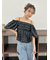 【WEB限定】オフショルパフスリーブブラウス／ウォッシャブル