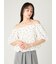 【WEB限定】オフショルパフスリーブブラウス／ウォッシャブル
