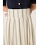 シアーストライプレースアップスカート