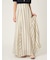シアーストライプレースアップスカート