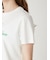 ロゴプリント刺繍Tシャツ／ウォッシャブル・防シワ
