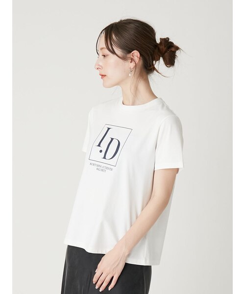 今季未使用　FRAY I.DフロントフォトTシャツ I.DロゴプリントTシャツ／ウォッシャブル・防シワ｜フレイアイディーの