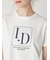 I.DロゴプリントTシャツ／ウォッシャブル・防シワ