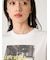オーバーサイズフォトプリントTシャツ