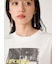 オーバーサイズフォトプリントTシャツ