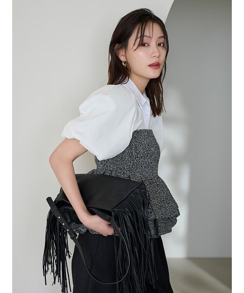 Yori パフスリーブ　トップス yori(ヨリ)の「ビッグパフスリーブブラウス【2021AW】9月中旬発売予定