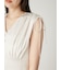 ウエストタックサテンワンピース／ウォッシャブル