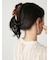 アセテートカットアウトハートヘアクリップ
