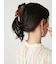 アセテートカットアウトハートヘアクリップ