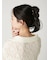 アセテートリボンヘアクリップ