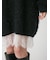 【WEB限定】レースレイヤードニットミニワンピース