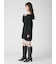 【WEB限定】レースレイヤードニットミニワンピース