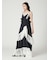 レーストリムティアードロングワンピース