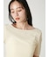 シアーベロアバックオープンTシャツ