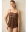 【LILY BROWN Lingerie】シアーチュール キャミソール