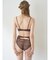 【LILY BROWN Lingerie】ハート エンブロイダリーレース ハイウエストショーツ