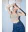 【LILY BROWN×MARY QUANT】デイジー柄シアーチュールトップス
