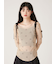 【LILY BROWN×MARY QUANT】デイジー柄シアーチュールトップス