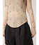 【LILY BROWN×MARY QUANT】デイジー柄シアーチュールトップス