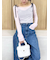 【LILY BROWN×MARY QUANT】デイジー柄シアーチュールトップス