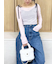 【LILY BROWN×MARY QUANT】デイジー柄シアーチュールトップス