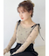 【LILY BROWN×MARY QUANT】デイジー柄シアーチュールトップス