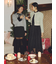 【LILY BROWN×MARY QUANT】ベルト付きドットチュールドレス