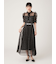 【LILY BROWN×MARY QUANT】ベルト付きドットチュールドレス