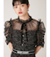 【LILY BROWN×MARY QUANT】ベルト付きドットチュールドレス