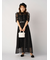 【LILY BROWN×MARY QUANT】ベルト付きドットチュールドレス