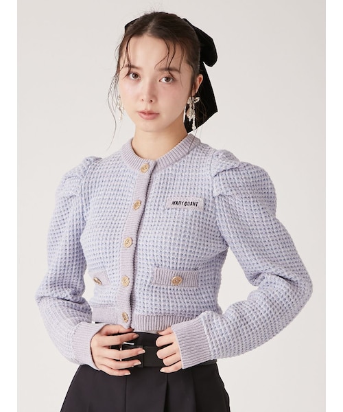 WEB・一部店舗限定カラー】【LILY BROWN×MARY QUANT】ツイードニット