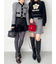 【WEB限定カラー】【LILY BROWN×MARY QUANT】バリエジャガードニット