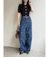 【WEB限定】【LILY BROWN×MARY QUANT】デイジー柄ワイドデニムパンツ