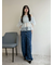 【WEB限定】【LILY BROWN×MARY QUANT】デイジー柄ワイドデニムパンツ