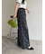 【WEB限定】【LILY BROWN×MARY QUANT】デイジー柄ワイドデニムパンツ