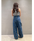 【WEB限定】【LILY BROWN×MARY QUANT】デイジー柄ワイドデニムパンツ