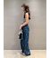 【WEB限定】【LILY BROWN×MARY QUANT】デイジー柄ワイドデニムパンツ