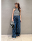 【WEB限定】【LILY BROWN×MARY QUANT】デイジー柄ワイドデニムパンツ