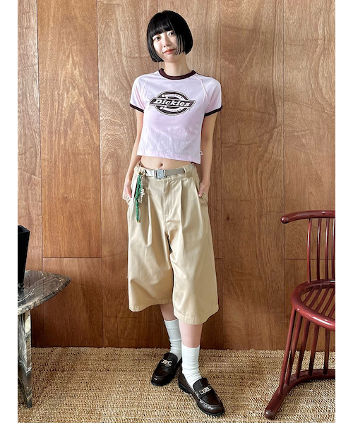 【LILY BROWN Dickies】チノハーフパンツ LILY BROWN Dickies】チノハーフパンツ｜リリーブラウンの通販