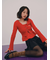 【WEB限定カラー】【LILY BROWN × ANNA SUI】ペプラムトップス
