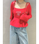 【WEB限定カラー】【LILY BROWN × ANNA SUI】ペプラムトップス