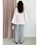 LB刺繍スウェットワイドパンツ