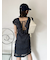 カットレースミニワンピース