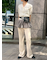レイヤードフレアパンツ