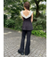 レイヤードフレアパンツ