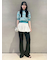 レイヤードフレアパンツ