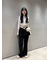 レイヤードフレアパンツ