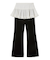 レイヤードフレアパンツ